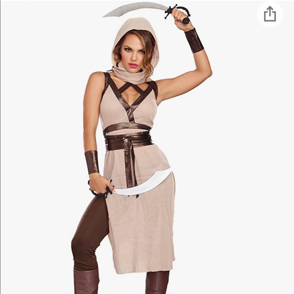 HALLOWEEN COSPLAY COSTUME WOMEN SEXY ASSASSINS CREED DESERT PRINCESS WARRIOR